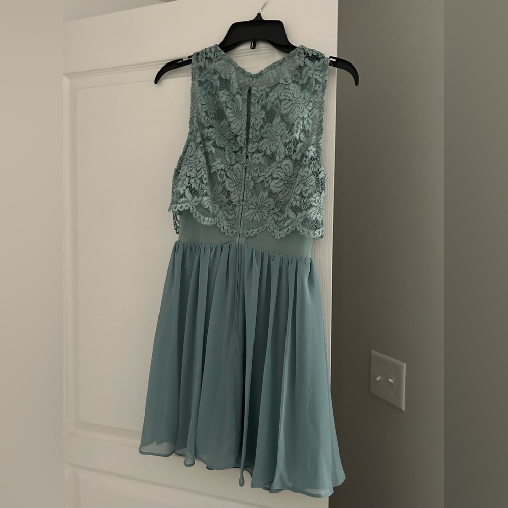 City Studio Blue Junior Bridesmaid Dress. Size 7